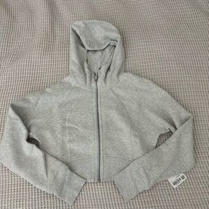 Lululemon scuba full zip cropped hoodie